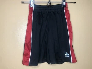 RBX Boys Size 5/6 Basketball Shorts Athletic Performance Training Black Red Mesh - Picture 1 of 11
