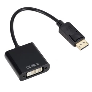 Displayport DP To DVI Converter Video Adapter Cable For Monitor HDTV ProjectorPC - Picture 1 of 10