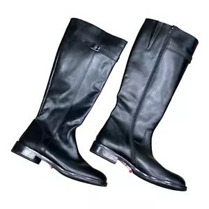 Italian Shoemakers Women's Black Antonia Knee-High Boots Size 8.5 A32 - Picture 1 of 6