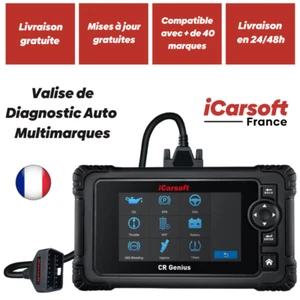 iCarsoft CR Genius | Valise de Diagnostic Mutlimarques en Français | Diag OBD2 - Imagen 1 de 6