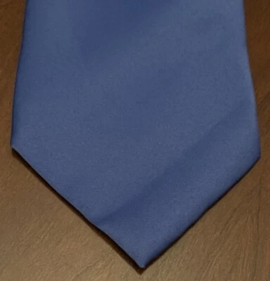 K Alexander By Tie Store Blue 100% Polyester Men’s Neck Tie Made In China - Image 1 of 4