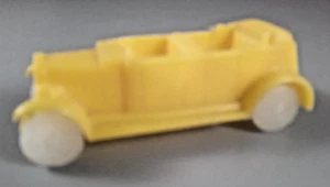 Plastic Yellow Car 3 Inches Long - Picture 1 of 4