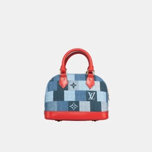 Louis Vuitton Denim Damier Monogram Patchwork Alma BB - Picture 1 of 14