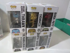 Funko Pop! Star Wars Lando Boba Chewbacca Darth 326 462 313 678 63 539 - Picture 1 of 13