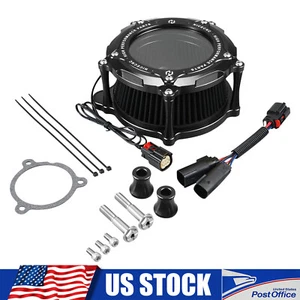 NICECNC Air Filter Cleaner Intake Filter W/LED For Harley M8 Road Glide FLTRU 19 - Bild 1 von 14
