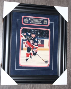 Wayne Gretzky New York Rangers Autographed Framed LE /250 8x10 Photo UPPER DECK - Picture 1 of 6