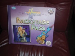 Libro Hannah Montana Primera Edición Backstage Pass Publicado en 2008 por Disney NUEVO - Imagen 1 de 5