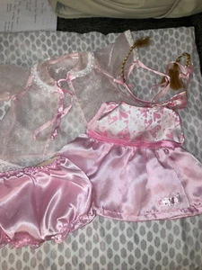 Vintage Cabbage Patch Kids/Doll Clothes 4Pc Pink Dress Outfit (535) - Picture 1 of 4