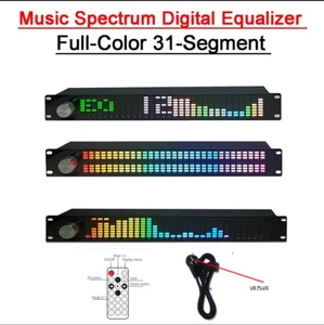 Music Spectrum Analyzer Digital Equalizer LED Full-Color 31-Segment EQ Tuning Le - Picture 1 of 7