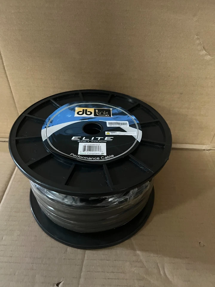 DB Link STGW0BK50Z 50-Feet Roll Soft Touch Ground Wire (Black) New - Image 1 of 4