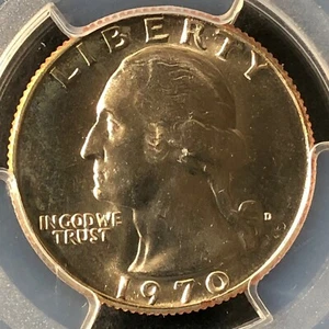 1970-D 25C Washington Quarter Dollar PCGS MS67 25379602 - Picture 1 of 4