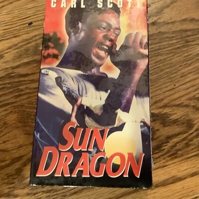 RARE OOP Sun Dragon VHS film 1979 martial arts CARL SCOTT soul brothers kung fu - Image 1 of 4