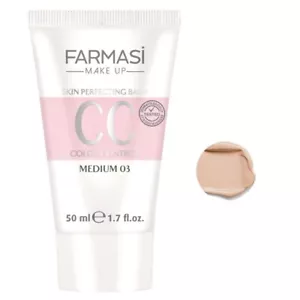 Farmasi CC Color Control Cream Foundation Cream 1.7 fl oz | 03 MEDIUM - Picture 1 of 12