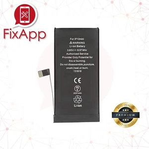 PREMIUM APPLE IPHONE 12 MINI - BATTERIA ZERO CICLI COME ORIGINALE + BIADESIVO - Zdjęcie 1 z 1