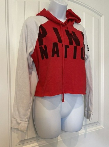 UNDERCOVER Felpa con cappuccio Victoria's Secret donna M rossa (nazione rosa) cropped pullover