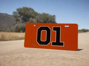 Dukes of Hazzard General Lee License Plate Aluminum with clear protective finish - Picture 1 of 7