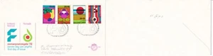 ODZ&ENDZ NETHERLANDS SCOTT# B481 B482 B483 B484 ZOMERPOSTZEGELS '72 FDOI 167 - Picture 1 of 2