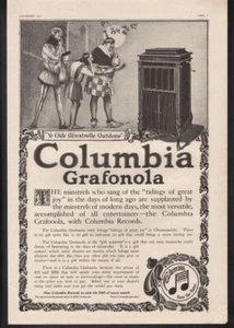 1916 COLUMBIA RECORD GRAFONOLA JUGLAR CANCIÓN CANTAR MÚSICA BAILE DE NAVIDAD19517 - Imagen 1 de 1