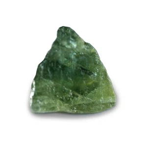 Astonishing Certified 4.19ct Natural Green Sapphire Madagascar Rough 10.6x10.4mm - Picture 1 of 7