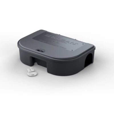 VM PRODUCTS EZ Klean Pro Rat Mouse Control Station - Tamper Resistant Rat Mouse Control Box