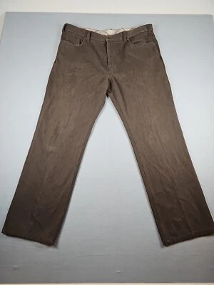 Kenneth Cole New York Men's Size 40x32 Straight Fit Corduroy Pants Dark Brown - Image 1 of 4