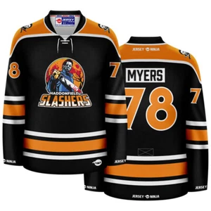 Haddonfield Slashers Michael Myers Hockey Jersey - Picture 1 of 6