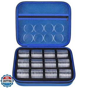 PAIYULE 96 Pieces 46mm Coin Capsules, with Foam Gasket and Plastic Storage Or - Picture 1 of 5