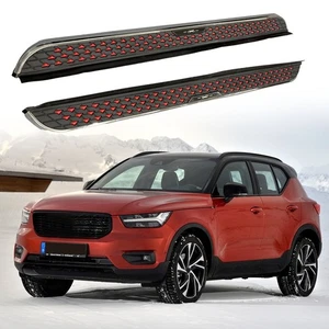 2pcs Running Board Side Step Pedals Nerf Bar Fits for Volvo XC40 XC 40 2018-2024 - Picture 1 of 23