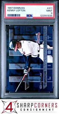 1997 DONRUSS #411 KENNY LOFTON INDIANS POP 1 PSA 9 - Image 1 of 2
