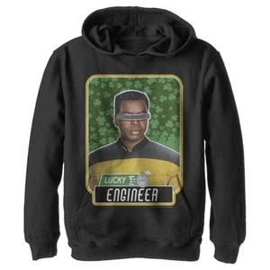 Boy's Star Trek: The Next Generation St. Patrick's Day Lucky Engineer La Forge P - Picture 1 of 6