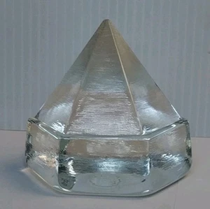 Kleines nautisches Schiff Deck klares Prisma Sechseck Pyramide maritim 3" Spiegelglas - Bild 1 von 10