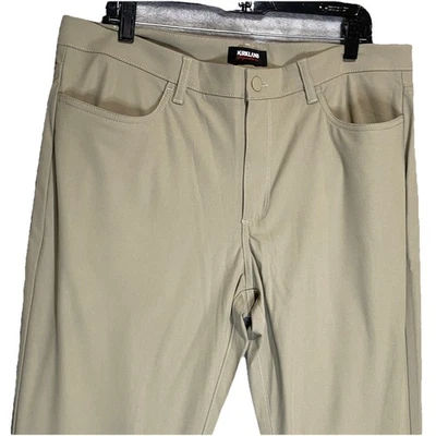 Pantalones de cercanías Kirkland Signature para hombre color tostado talla 36X34 look nuevos ropa de trabajo preparada Foto 1 de 4