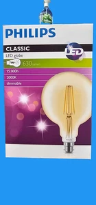 B22 BC 7W = 50W LED Philips Lampe Leuchtmittel dimmbar 630lm 2000k - Bild 1 von 3
