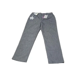 Gloria Vanderbilt Damen Amanda 14 Glitzer anthrazit Waschung Denim Jeans neu mit Etikett - Bild 1 von 23