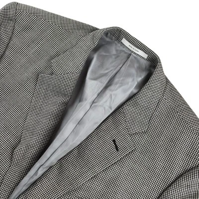 Chaqueta Blazer Nordstrom Para Hombre Mezcla Lana/Seda Pata de Gallo Gris • 48R Foto 1 de 4