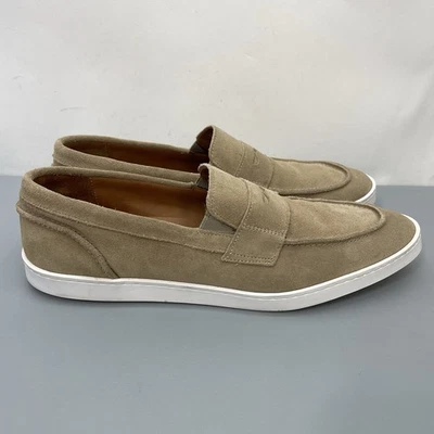 Allen Edmonds Randolph Penny Mocasines Vestido Tenis Beige Tostado Para Hombres 11 B Estrecho Foto 1 de 4