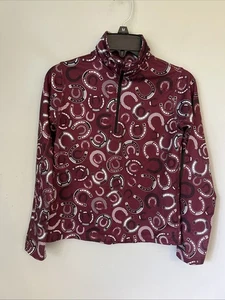 Kerrits Girls Shirt Long Sleeve 1/2 Zip Equestrian Riding Horses Small Very Nice - Picture 1 of 4