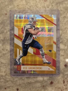 2017 Panini Unparalleled Yellow /199 Rob Gronkowski #2 - Picture 1 of 2