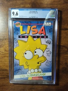 1995 Simpsons Lisa Comics #1 CGC 9.6 - Picture 1 of 2