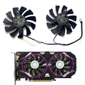 Zestaw wentylatorów chłodzących HA8010H12F-Z do karty graficznej MSI GTX1050ti 1050 4GT OC 2G/4G - Zdjęcie 1 z 5