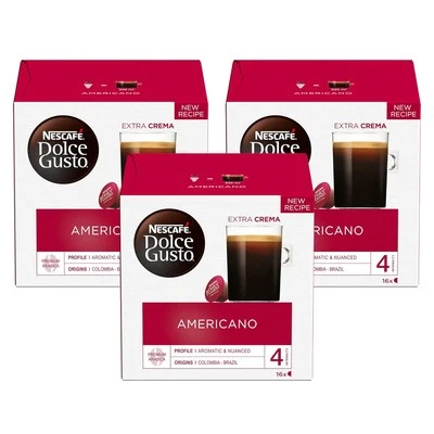 Cápsulas de café Nescafé Dolce Gusto, Americano, 16 cápsulas, paquete de 3  Foto 1 de 4