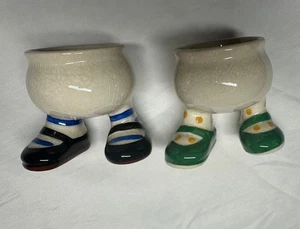 Vintage Carlton Ware Walking Ware Egg Cup Retro 1970's Set Of 2 - Picture 1 of 13