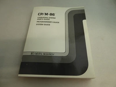 CP/M-86 Operating System User's Guide Digital Research 1981 Manual - Image 1 of 4