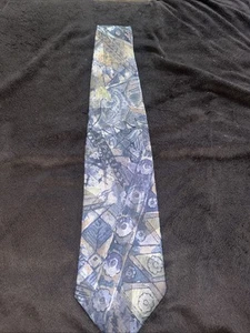 Vintage Men’s Andhurst Silk Tie Shades Of Blue And Green - Picture 1 of 7