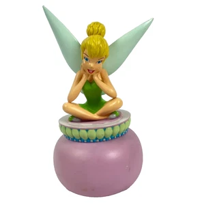 Vintage Disney Tinker Bell Coin Bank 9" Enesco Fairy Room Decor Hard Plastic - Picture 1 of 24