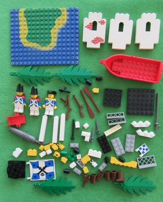 DE COLECCIÓN LEGO 6265 PIRATAS: SOLDADOS IMPERIALES; ISLA DEL SABLE - 1989; SIN CAJA/MANUAL Foto 1 de 4