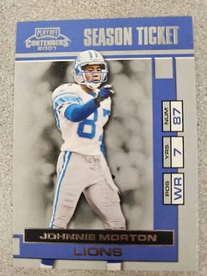 2001 Playoff Contenders Football Card #30 Johnnie Morton  - Image 1 of 2