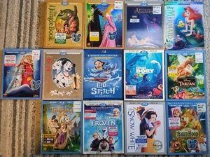 LOT OF 13 DISNEY BLU RAY COLLECTION W/SLIPCOVERS - BEST BUY TARGET EXCLUSIVES - Imagen 1 de 6