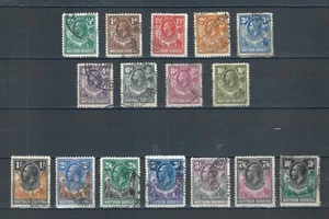 Sellos de Jorge V de Rodesia del Norte 1925-29. Usado. Sg 1-16. - Imagen 1 de 2