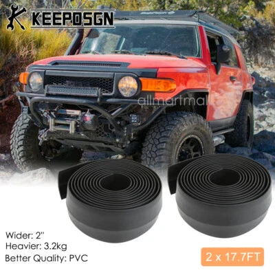 PVC Car SUV Flexible Wheel Extension Fender Flares Trims for Toyota FJ Cruiser - Image 1 of 4